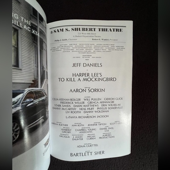 To Kill a Mockingbird Signed Playbill 2019 Jeff Daniel’s & Most Main Cast RARE! - Picture 2 of 8